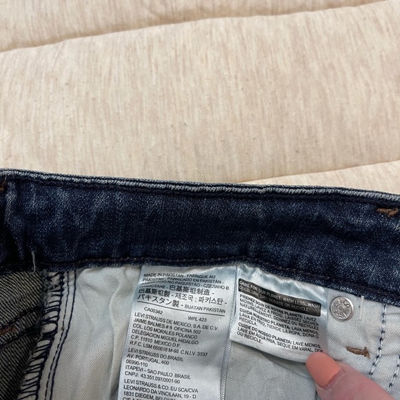 New W/Tags  Mid Rise Skinny Levi’s 8 (29x32) - Picture 12 of 13